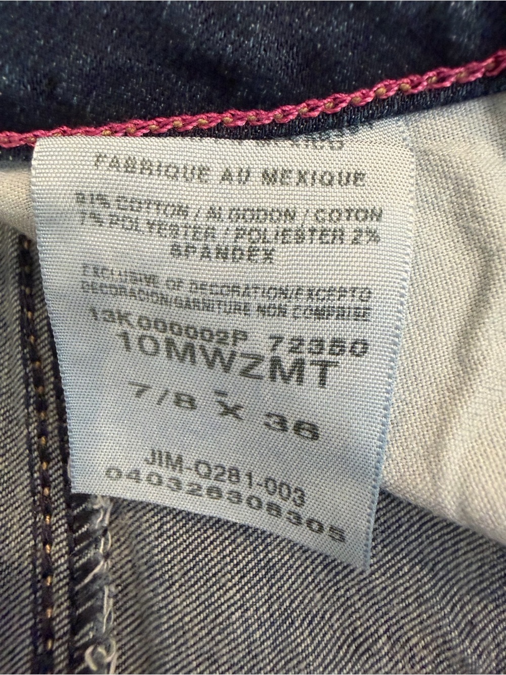 Wrangler Premium Patch Mae Bootcut Jeans Embroidered Pockets Size 7/8 x 36 - Picture 9 of 11
